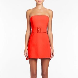 Amanda Uprichard  orange fae dress
